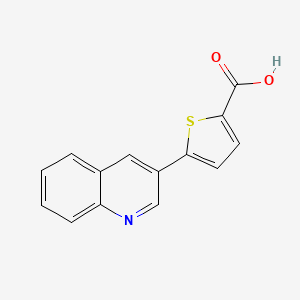 5-(3-Quinolinyl)-2-thiophenecarboxylic acid