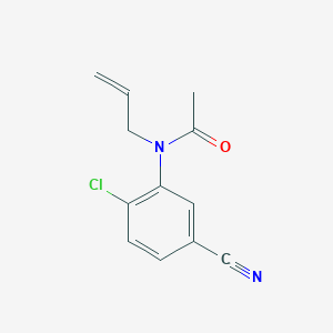 N-Allyl-n-(2-chloro-5-cyanophenyl)acetamide