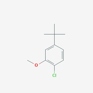 molecular formula C11H15ClO B12836961 4-(tert-Butyl)-1-chloro-2-methoxybenzene 