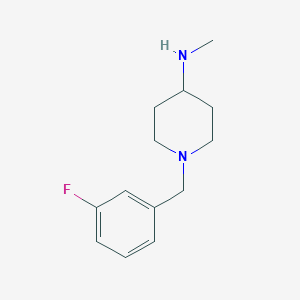 1-(3-Fluorobenzyl)-N-methylpiperidin-4-amine