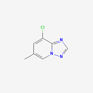 molecular formula C7H6ClN3 B12836994 8-Chloro-6-methyl-[1,2,4]triazolo[1,5-a]pyridine 