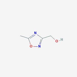 molecular formula C4H6N2O2 B1283704 (5-Methyl-1,2,4-oxadiazol-3-yl)methanol CAS No. 25977-23-5