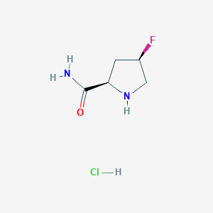 (2R,4R)-4-Fluoropyrrolidine-2-carboxamide hydrochloride