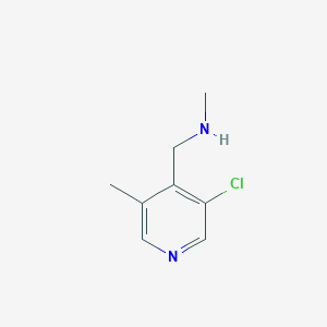 1-(3-Chloro-5-methylpyridin-4-yl)-N-methylmethanamine