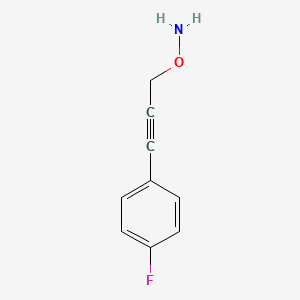 1-[3-(Aminooxy)-1-propyn-1-yl]-4-fluorobenzene