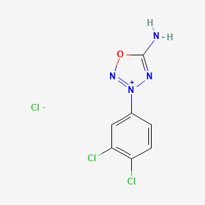 5-Amino-3-(3,4-dichlorophenyl)-1,2,3,4-oxatriazol-3-ium chloride