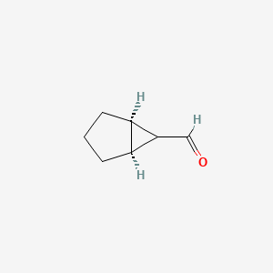 molecular formula C7H10O B12837242 Rel-(1R,5S,6r)-bicyclo[3.1.0]hexane-6-carbaldehyde CAS No. 4729-39-9