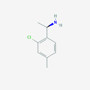 molecular formula C9H12ClN B12837253 (R)-1-(2-Chloro-4-methylphenyl)ethan-1-amine 