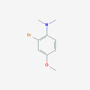 molecular formula C9H12BrNO B12837263 2-bromo-4-methoxy-N,N-dimethylaniline 