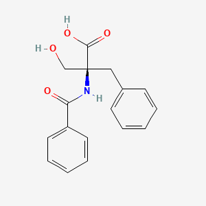 (S)-2-Benzamido-2-benzyl-3-hydroxypropanoic acid