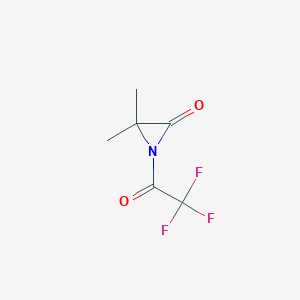 3,3-Dimethyl-1-(trifluoroacetyl)aziridin-2-one