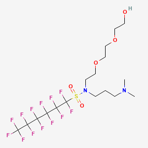 1-Hexanesulfonamide, N-[3-(dimethylamino)propyl]-1,1,2,2,3,3,4,4,5,5,6,6,6-tridecafluoro-N-[2-[2-(2-hydroxyethoxy)ethoxy]ethyl]-