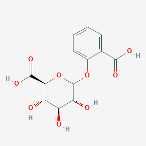 (2S,3S,4S,5R)-6-(2-Carboxyphenoxy)-3,4,5-trihydroxytetrahydro-2H-pyran-2-carboxylic acid