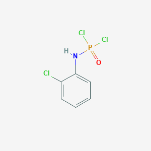 molecular formula C6H5Cl3NOP B12837313 (2-Chlorophenyl)phosphoramidic dichloride 