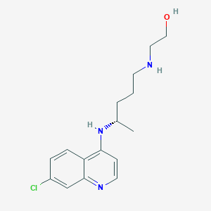 molecular formula C16H22ClN3O B12837320 Cletoquine, (S)- CAS No. 137433-26-2