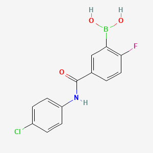 5-(4-Chlorophenylcarbamoyl)-2-fluorobenzeneboronic acid