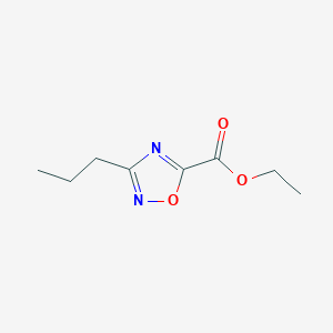 3-Propyl-[1,2,4]oxadiazole-5-carboxylic acid ethyl ester