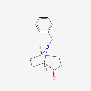 (1S,5R)-8-Benzyl-8-azabicyclo[3.2.1]octan-2-one