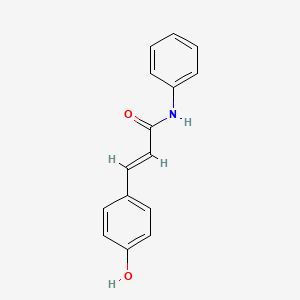 molecular formula C15H13NO2 B12837354 4-Hydroxy-cinnamanilide 