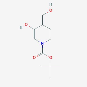 Tert-butyl 3-hydroxy-4-(hydroxymethyl)piperidine-1-carboxylate