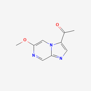 1-(6-Methoxyimidazo[1,2-a]pyrazin-3-yl)ethan-1-one