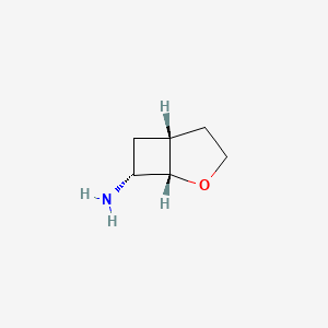 molecular formula C6H11NO B12837403 (1S,5R,7R)-2-Oxabicyclo[3.2.0]heptan-7-amine 