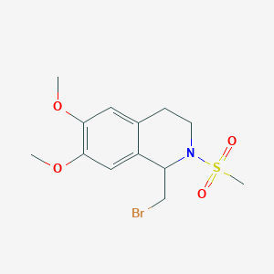 1-(Bromomethyl)-2-mesyl-6,7-dimethoxy-1,2,3,4-tetrahydroisoquinoline