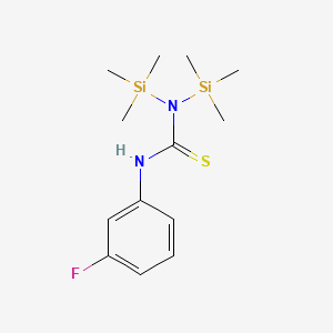 1,1-Bis(trimethylsilyl)-3-(m-fluorophenyl)-2-thiourea