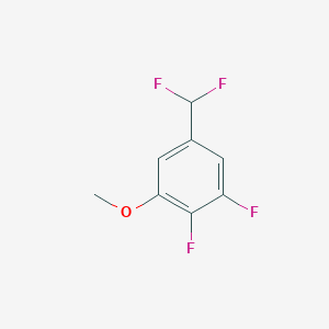 5-(Difluoromethyl)-1,2-difluoro-3-methoxybenzene