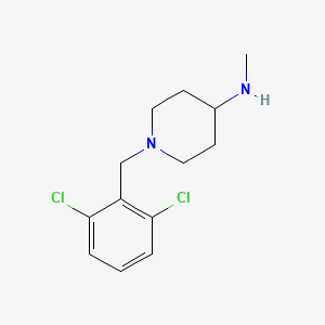 [1-(2,6-Dichlorobenzyl)piperidin-4-yl]methylamine