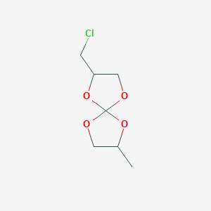 2-(Chloromethyl)-7-methyl-1,4,6,9-tetraoxaspiro[4.4]nonane