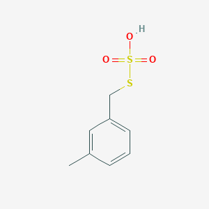 molecular formula C8H10O3S2 B12837581 S-(3-Methylbenzyl) O-hydrogen sulfurothioate 