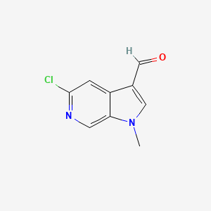 5-Chloro-1-methyl-1H-pyrrolo[2,3-c]pyridine-3-carbaldehyde