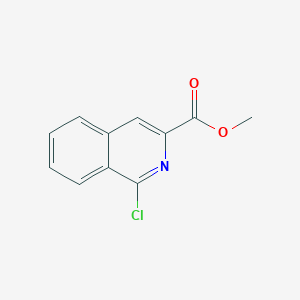 molecular formula C11H8ClNO2 B1283760 甲基1-氯异喹啉-3-羧酸酯 CAS No. 349552-70-1