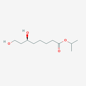 molecular formula C11H22O4 B12837604 propan-2-yl (6S)-6,8-dihydroxyoctanoate 