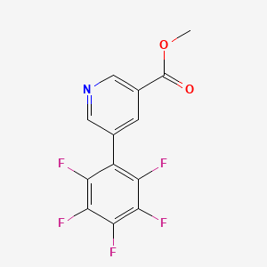 5-Pentafluorophenyl-nicotinic acid methyl ester