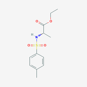 molecular formula C12H17NO4S B12837668 Ethyl tosyl-L-alaninate 