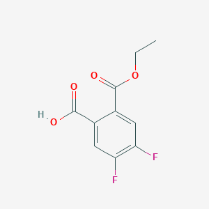 2-(Ethoxycarbonyl)-4,5-difluorobenzoic acid