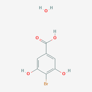 4-Bromo-3,5-dihydroxybenzoic acid monohydrate