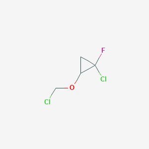 1-Chloro-2-(chloromethoxy)-1-fluorocyclopropane