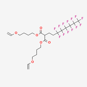 Propanedioic acid, (3,3,4,4,5,5,6,6,7,7,8,8,8-tridecafluorooctyl)-, bis[4-(ethenyloxy)butyl] ester