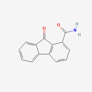 molecular formula C14H9NO2 B12837720 9-Oxo-9H-fluorene-1-carboxamide 