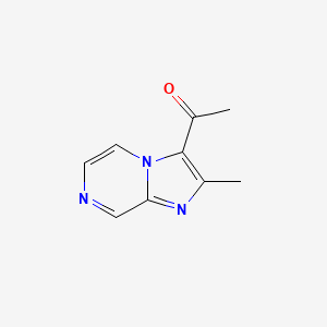 1-(2-Methylimidazo[1,2-a]pyrazin-3-yl)ethan-1-one