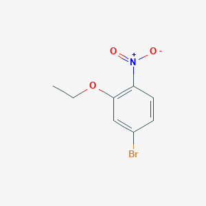 molecular formula C8H8BrNO3 B1283776 4-溴-2-乙氧基-1-硝基苯 CAS No. 57279-70-6