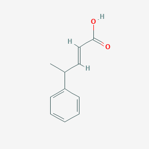 molecular formula C11H12O2 B12837814 (E)-4-Phenyl-pent-2-enoic acid 