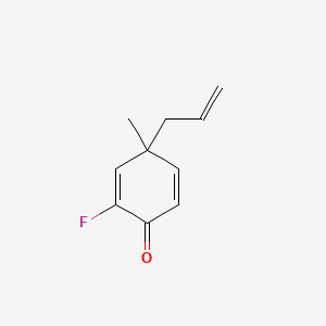 molecular formula C10H11FO B12837874 4-Allyl-2-fluoro-4-methylcyclohexa-2,5-dien-1-one 