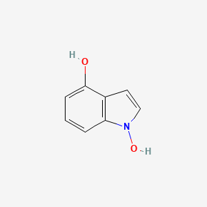 molecular formula C8H7NO2 B12837927 1H-Indole-1,4-diol 