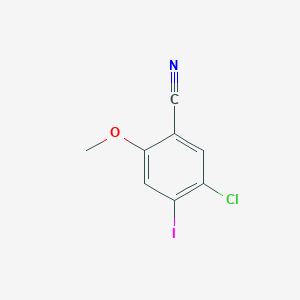 5-Chloro-4-iodo-2-methoxybenzonitrile