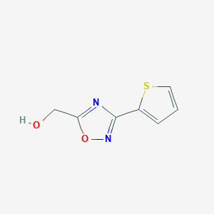 molecular formula C7H6N2O2S B1283797 (3-(噻吩-2-基)-1,2,4-噁二唑-5-基)甲醇 CAS No. 187970-02-1