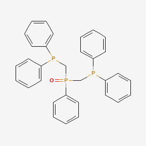 molecular formula C32H29OP3 B12837970 Bis(diphenylphosphinomethyl)phenylphosphine oxide 